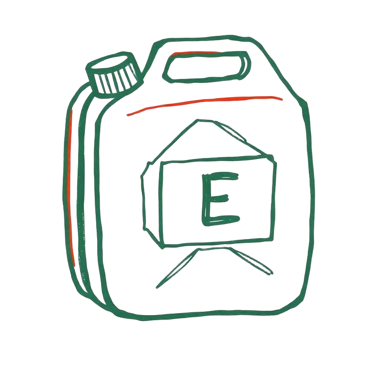 Fuel-grade ethanol jerry can
